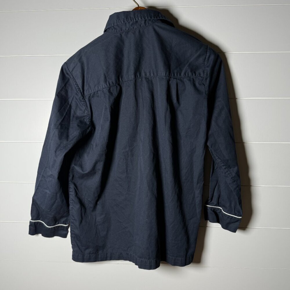 Pour Les Femmes Long Sleeve Pajama Top Captain Blue Size Medium — image 5 of 7
